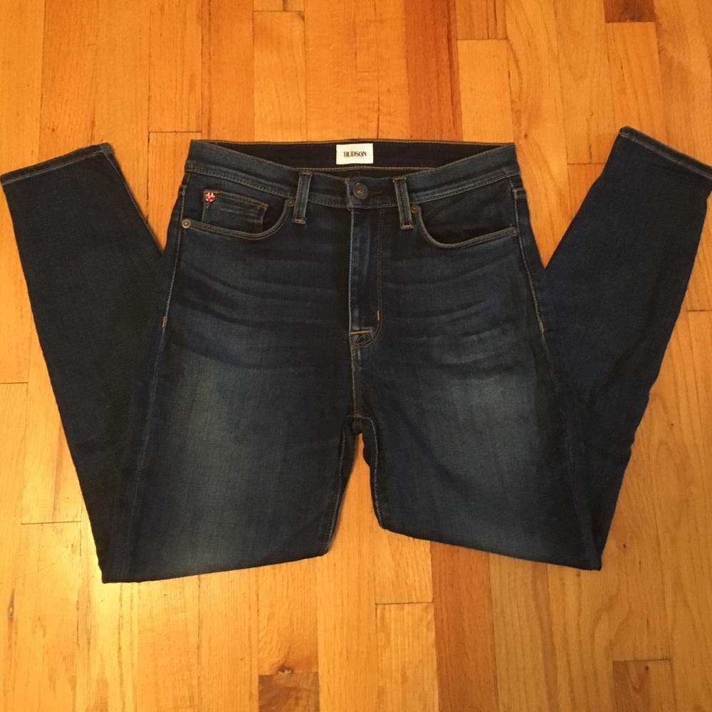 Hudson High Rise Skinny Barbara Crops- size 27